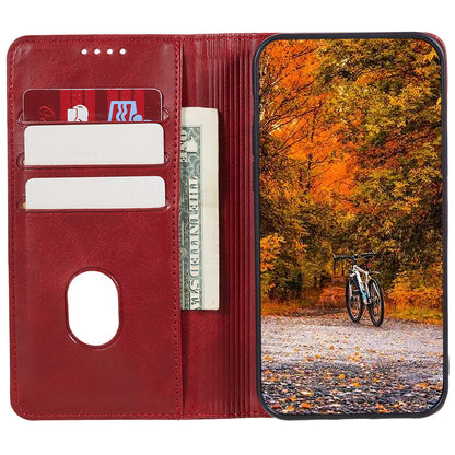 For Honor X6a 4G PU Leather Calf Texture Stand Wallet Cover Magnetic Closing Phone Case