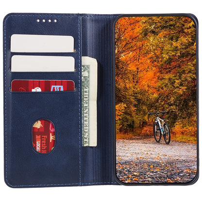 For Honor X6a 4G PU Leather Calf Texture Stand Wallet Cover Magnetic Closing Phone Case