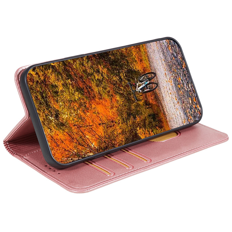 For Honor X6a 4G PU Leather Calf Texture Stand Wallet Cover Magnetic Closing Phone Case