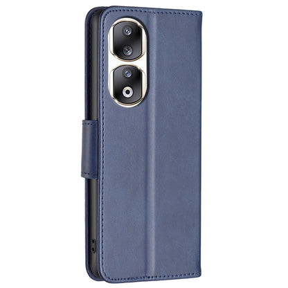 For Honor 90 Pro Full Protection Wallet Case Textured PU Leather Foldable Stand Phone Cover