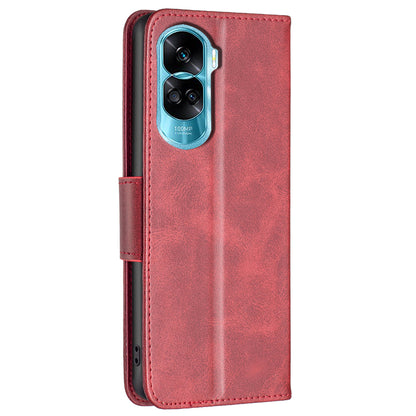 For Honor 90 Lite 5G / X50i 5G Fully Wrapped Wallet Case Textured PU Leather Stand Phone Cover