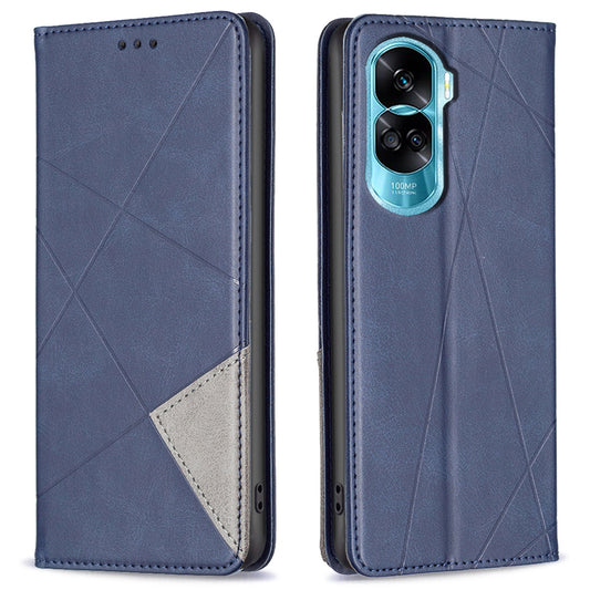 For Honor X50i 5G / 90 Lite 5G Stand Cover PU Leather Phone Case Imprinted Anti-scratch Card Slots Cell Phone Shell