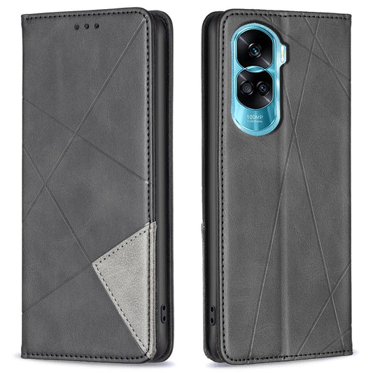 For Honor X50i 5G / 90 Lite 5G Stand Cover PU Leather Phone Case Imprinted Anti-scratch Card Slots Cell Phone Shell