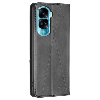 For Honor X50i 5G / 90 Lite 5G Stand Cover PU Leather Phone Case Imprinted Anti-scratch Card Slots Cell Phone Shell