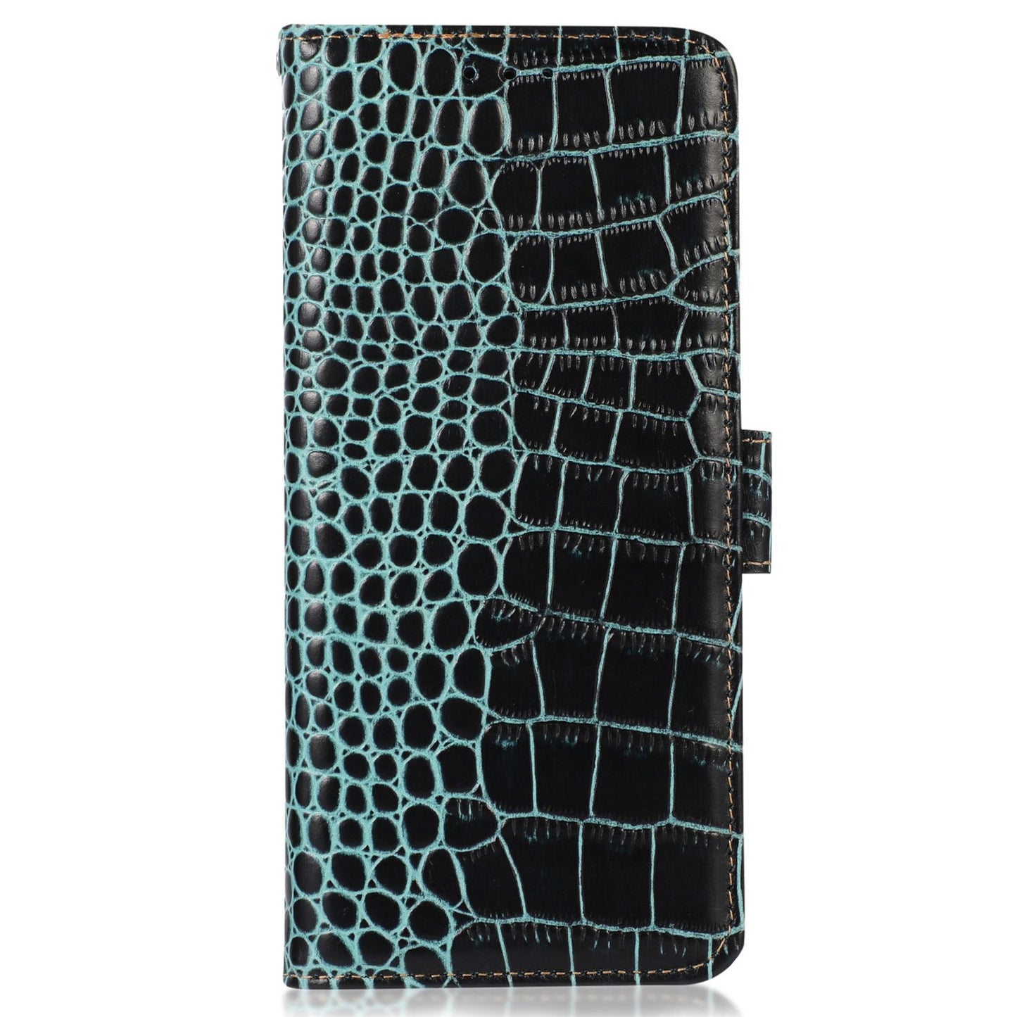 RFID Blocking Case for Honor 90 Genuine Cow Leather Phone Wallet Cover with Stand