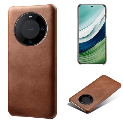 For Huawei Mate 60 Phone Case PU Leather + PC Cover Calf Texture Anti-Scratch Phone Shell