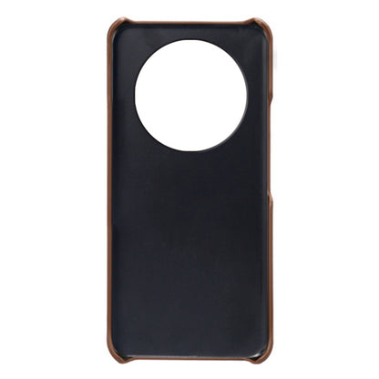 For Huawei Mate 60 Pro Drop Protection Cover Dual Card Slots PU Leather Coated PC Phone Case