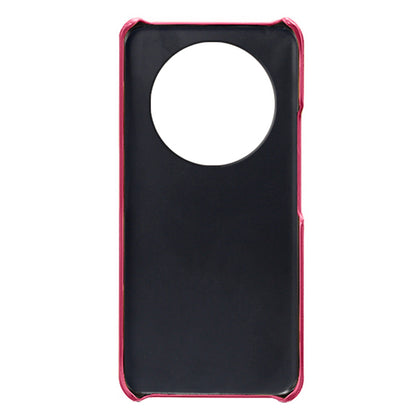 For Huawei Mate 60 Pro Drop Protection Cover Dual Card Slots PU Leather Coated PC Phone Case
