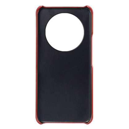 For Huawei Mate 60 Pro Drop Protection Cover Dual Card Slots PU Leather Coated PC Phone Case