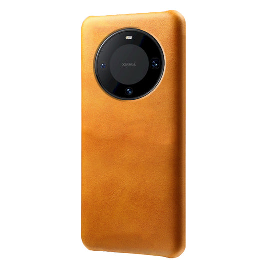 For Huawei Mate 60 Pro+ Cell Phone Cover Anti-Scratch PU Leather + PC Cover Calf Texture Shell