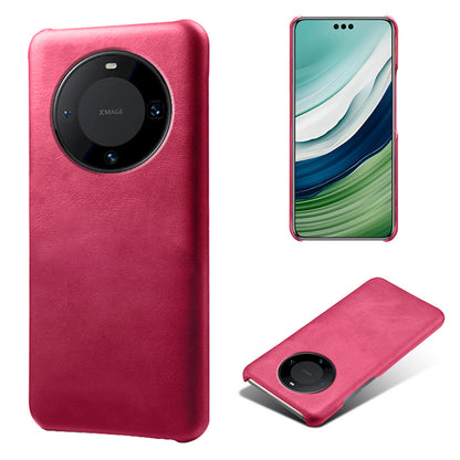 For Huawei Mate 60 Pro+ Cell Phone Cover Anti-Scratch PU Leather + PC Cover Calf Texture Shell