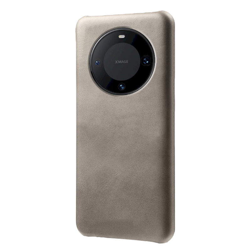 For Huawei Mate 60 Pro+ Cell Phone Cover Anti-Scratch PU Leather + PC Cover Calf Texture Shell