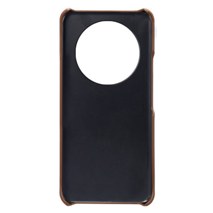 For Huawei Mate 60 PU Leather Coated PC Phone Case Smartphone Cover with Dual Card Slots