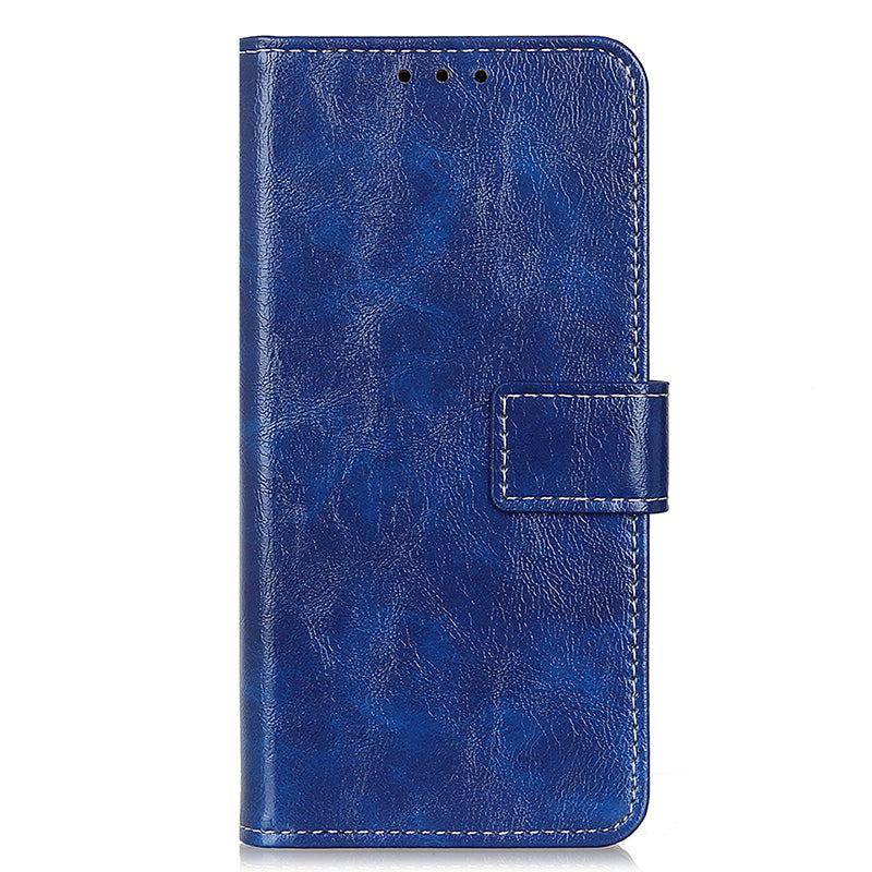 For Huawei Mate 60 Pro Crazy Horse Texture PU Leather Stand Cover Shockproof Wallet Phone Case