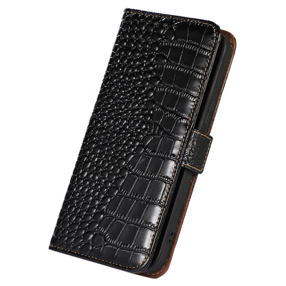 For Huawei Mate 60 Pro Genuine Cow Leather Wallet Case RFID Blocking Phone Cover with Stand