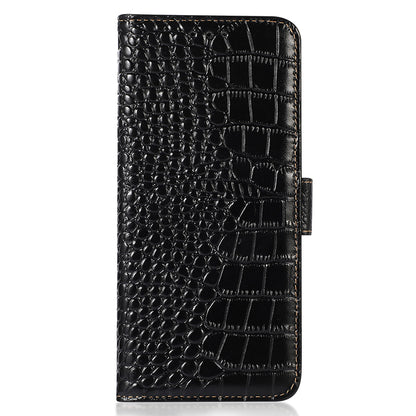 For Huawei Mate 60 Pro Genuine Cow Leather Wallet Case RFID Blocking Phone Cover with Stand