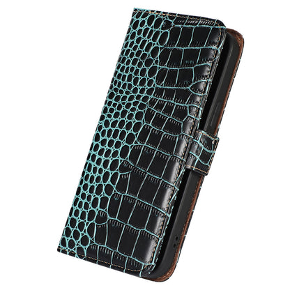 For Huawei Mate 60 Pro Genuine Cow Leather Wallet Case RFID Blocking Phone Cover with Stand