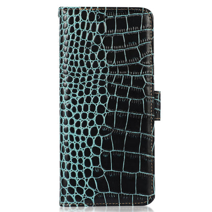 For Huawei Mate 60 Pro Genuine Cow Leather Wallet Case RFID Blocking Phone Cover with Stand