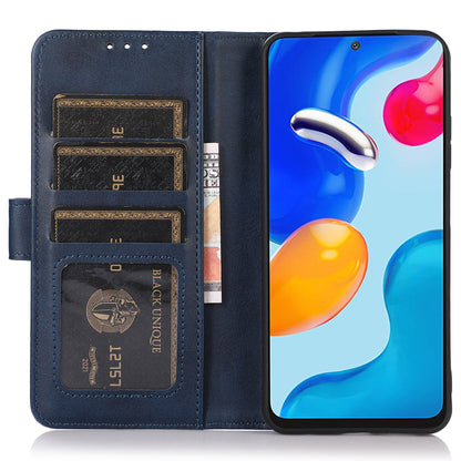 For Honor X6a 4G Phone Case Wallet Stand Anti-Scratch PU Leather Cowhide Texture Cell Phone Cover