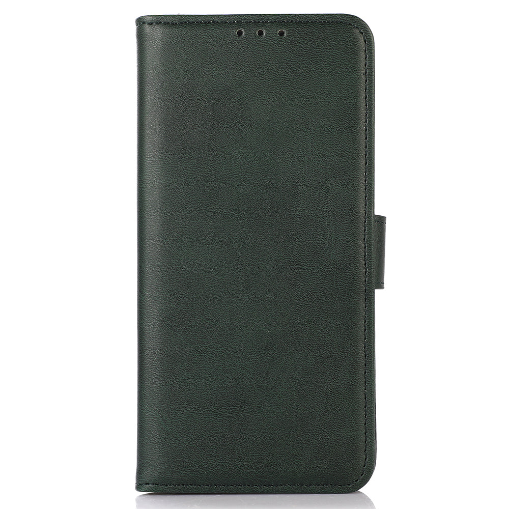 For Honor X6a 4G Phone Case Wallet Stand Anti-Scratch PU Leather Cowhide Texture Cell Phone Cover
