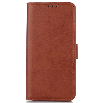 For Honor X6a 4G Phone Case Wallet Stand Anti-Scratch PU Leather Cowhide Texture Cell Phone Cover
