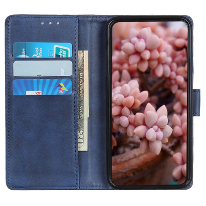 For Honor X6a 4G Shockproof Phone Case Cowhide Texture PU Leather Smartphone Cover