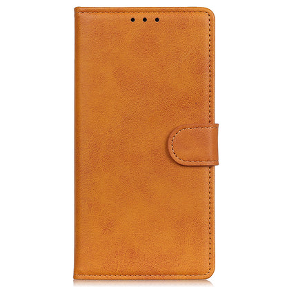 For Honor X6a 4G Shockproof Phone Case Cowhide Texture PU Leather Smartphone Cover