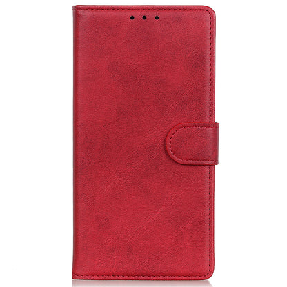 For Honor X6a 4G Shockproof Phone Case Cowhide Texture PU Leather Smartphone Cover
