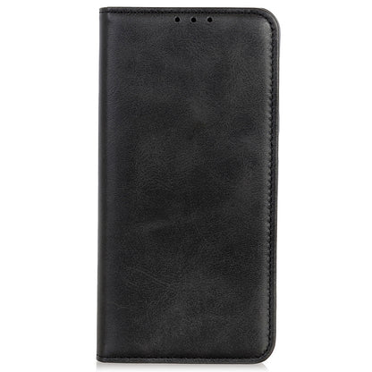 For Honor X6a 4G Mobile Phone Case Shockproof Cowhide Texture Split Leather Wallet Stand Shell