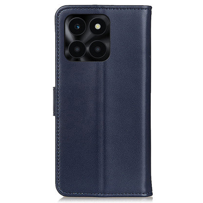 For Honor X6a 4G Wallet Phone Cover Textured Flip Stand PU Leather Smartphone Case
