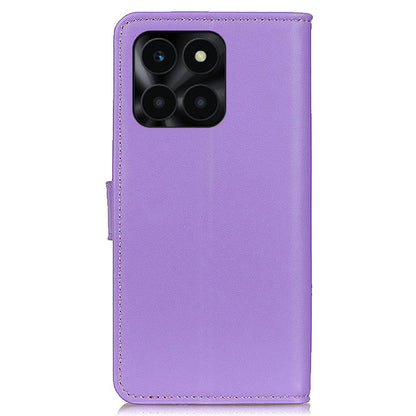For Honor X6a 4G Wallet Phone Cover Textured Flip Stand PU Leather Smartphone Case