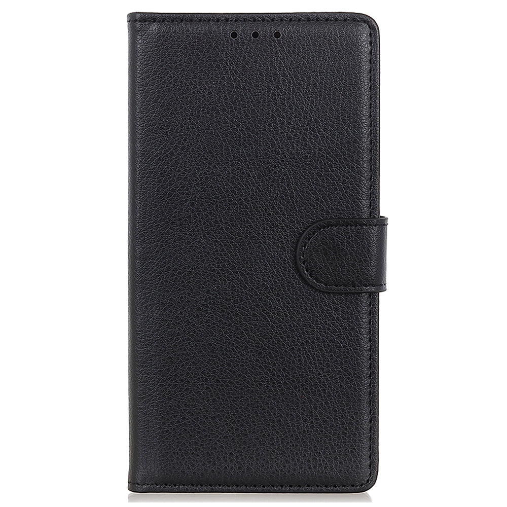 For Honor X6a 4G Shockproof Shell Litchi Texture PU Leather Wallet Case Stand Phone Cover