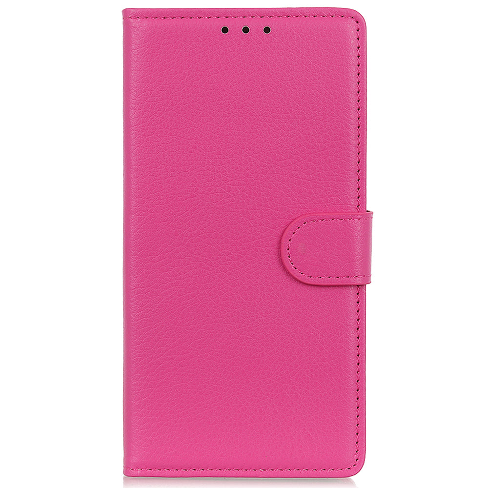 For Honor X6a 4G Shockproof Shell Litchi Texture PU Leather Wallet Case Stand Phone Cover