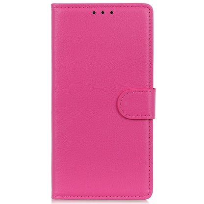 For Honor X6a 4G Shockproof Shell Litchi Texture PU Leather Wallet Case Stand Phone Cover