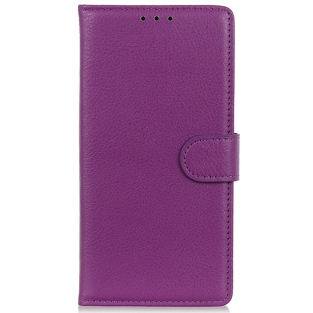 For Honor X6a 4G Shockproof Shell Litchi Texture PU Leather Wallet Case Stand Phone Cover