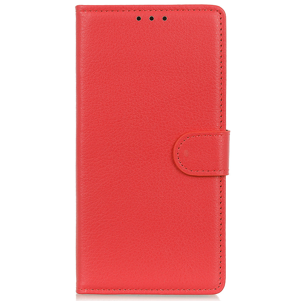 For Honor X6a 4G Shockproof Shell Litchi Texture PU Leather Wallet Case Stand Phone Cover