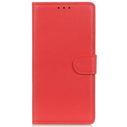 For Honor X6a 4G Shockproof Shell Litchi Texture PU Leather Wallet Case Stand Phone Cover