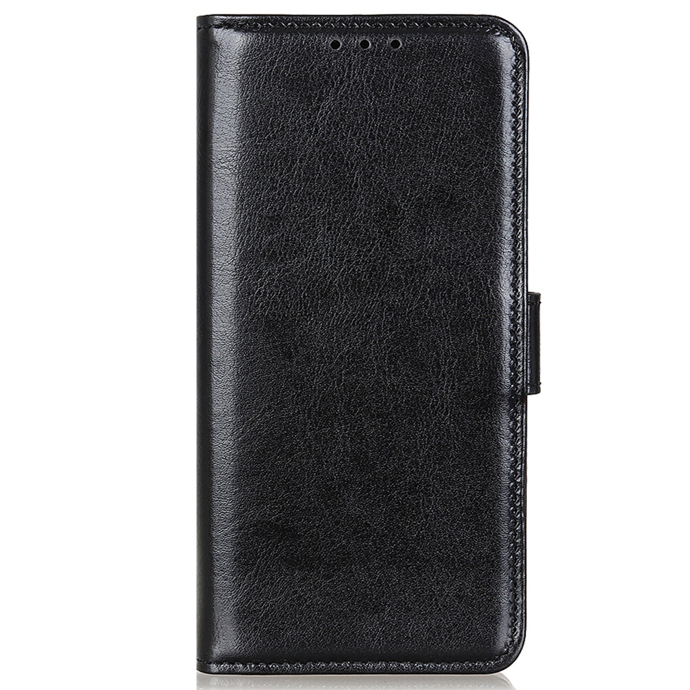 For Honor X6a 4G Slim-fit PU Leather Phone Case Crazy Horse Texture Wallet Stand Cover