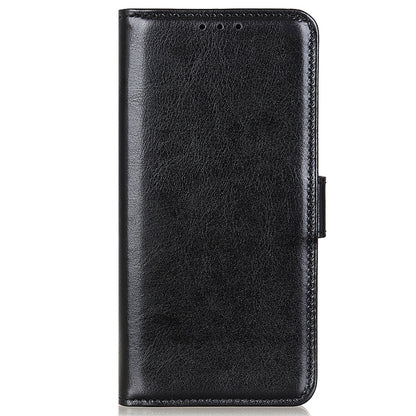 For Honor X6a 4G Slim-fit PU Leather Phone Case Crazy Horse Texture Wallet Stand Cover