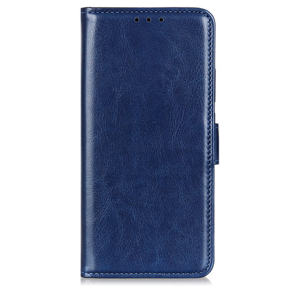 For Honor X6a 4G Slim-fit PU Leather Phone Case Crazy Horse Texture Wallet Stand Cover