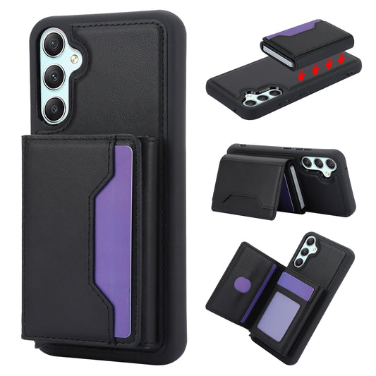 RFID Blocking Phone Case for Samsung Galaxy A54 5G , Kickstand Cover with Detachable Pop-Up Card Holder