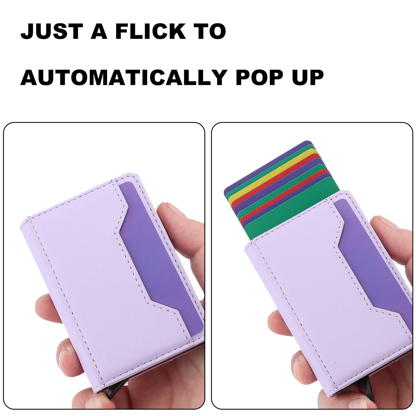 RFID Blocking Phone Case for Samsung Galaxy A54 5G , Kickstand Cover with Detachable Pop-Up Card Holder