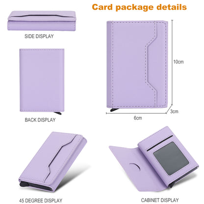 RFID Blocking Phone Case for Samsung Galaxy A54 5G , Kickstand Cover with Detachable Pop-Up Card Holder