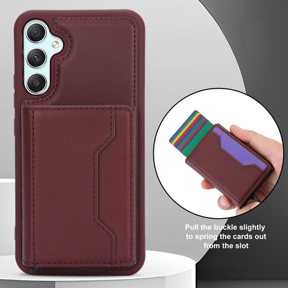RFID Blocking Phone Case for Samsung Galaxy A54 5G , Kickstand Cover with Detachable Pop-Up Card Holder