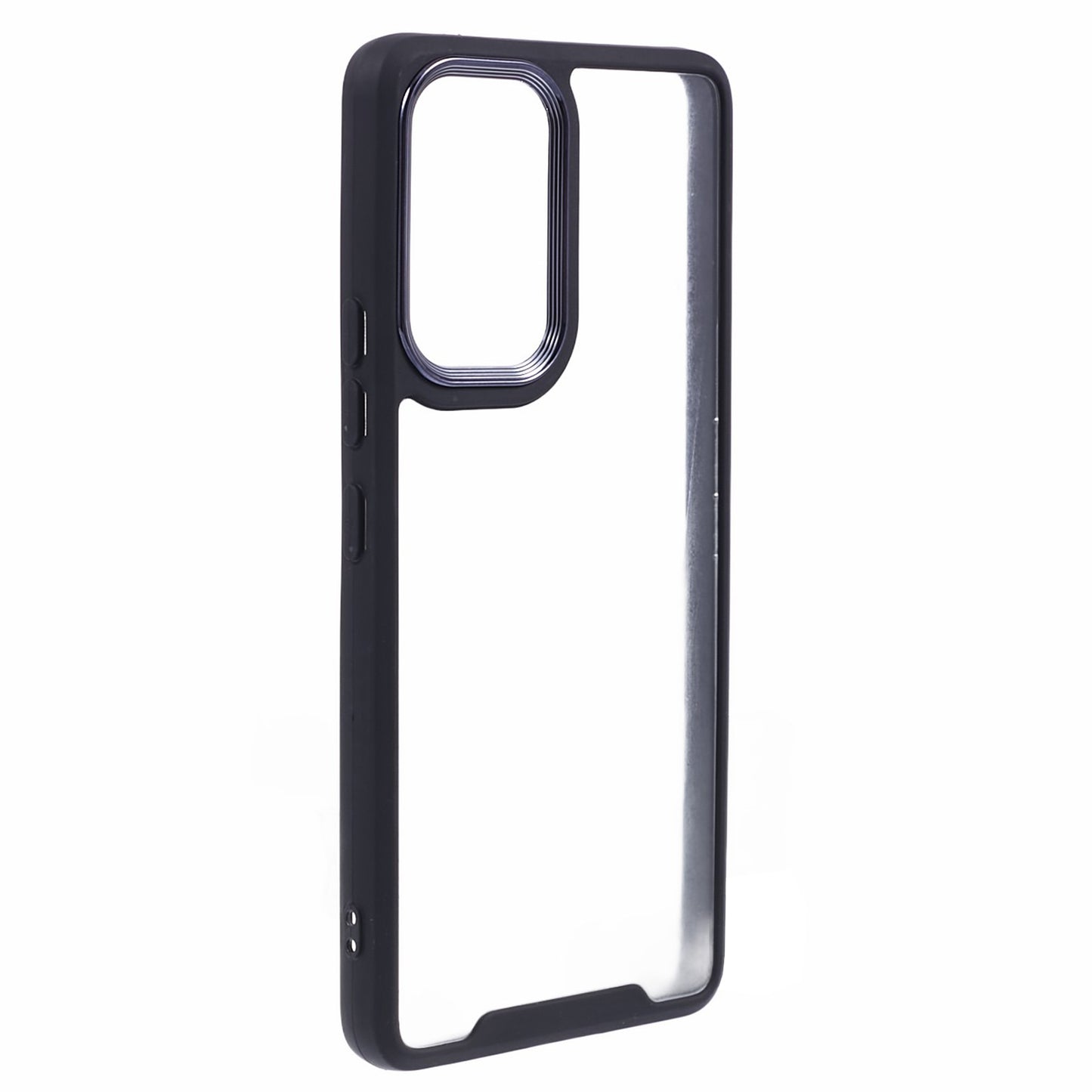 Transparent Case for Samsung Galaxy A33 5G ,  Electroplating Lens Frame TPU + Acrylic Phone Cover