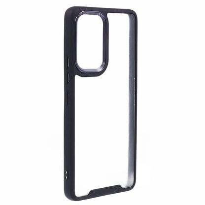 Transparent Case for Samsung Galaxy A33 5G ,  Electroplating Lens Frame TPU + Acrylic Phone Cover