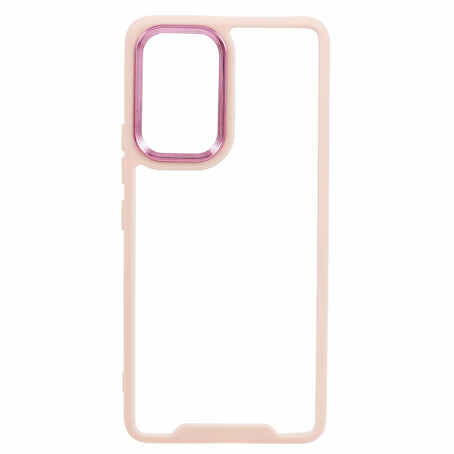 Transparent Case for Samsung Galaxy A33 5G ,  Electroplating Lens Frame TPU + Acrylic Phone Cover