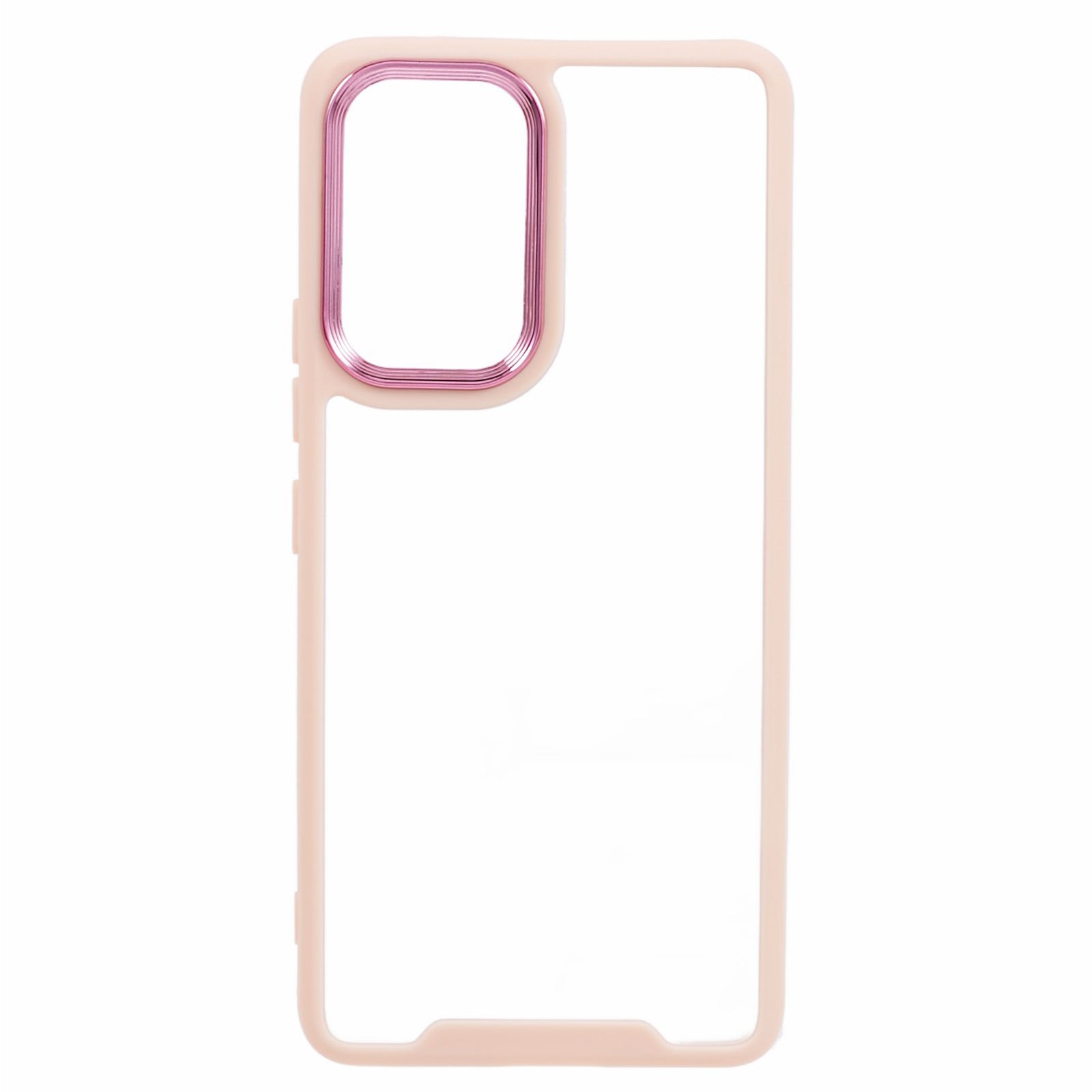 Transparent Case for Samsung Galaxy A33 5G ,  Electroplating Lens Frame TPU + Acrylic Phone Cover