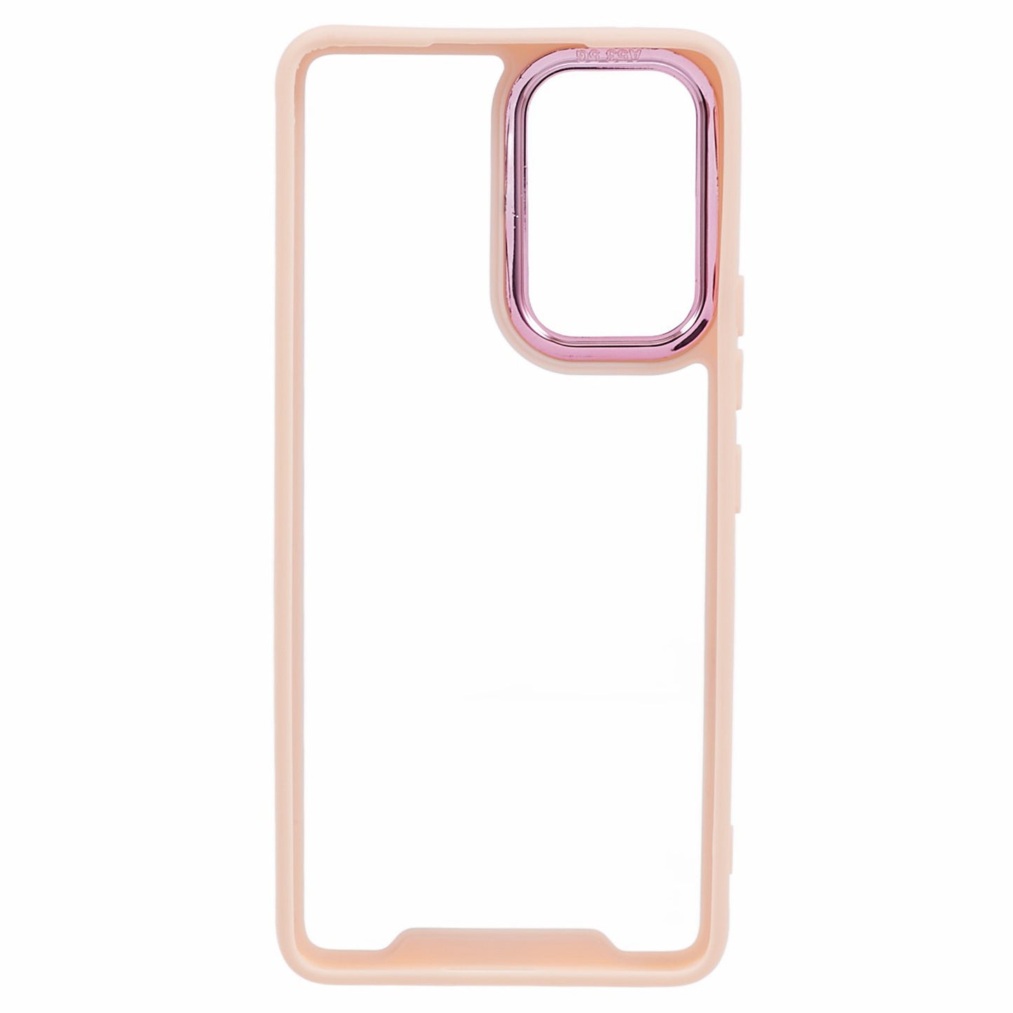 Transparent Case for Samsung Galaxy A33 5G ,  Electroplating Lens Frame TPU + Acrylic Phone Cover