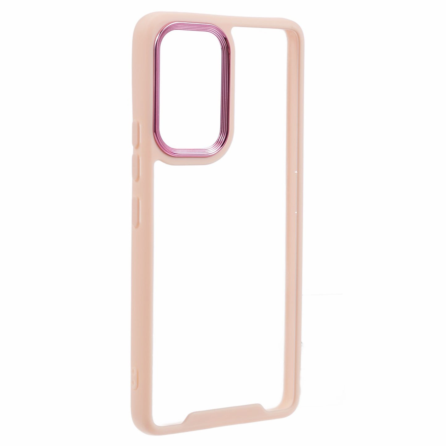 Transparent Case for Samsung Galaxy A33 5G ,  Electroplating Lens Frame TPU + Acrylic Phone Cover